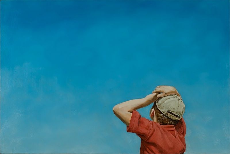 Michael DORN - Je ne vois rien (40.6 x 60.96 cm - huile sur toile) 2009 Michael DORN - Je ne vois rien (40.6 x 60.96 cm - huile sur toile) 2009