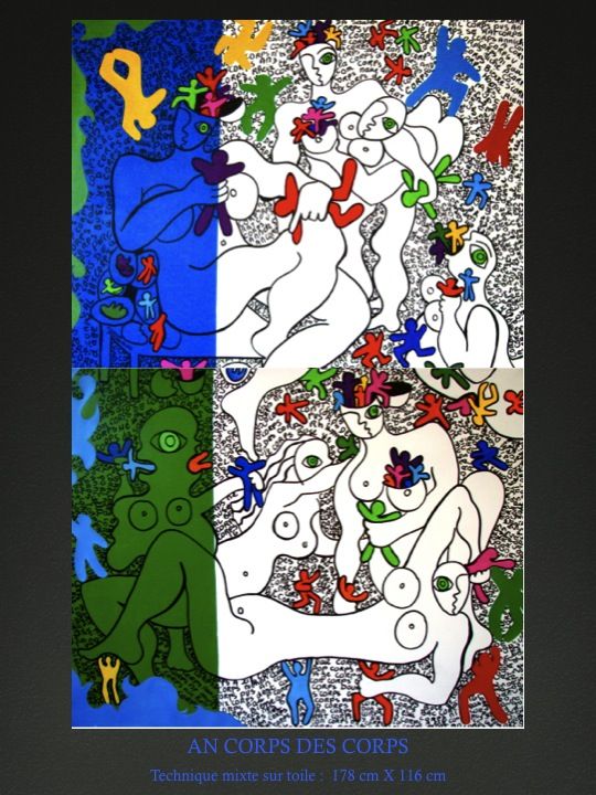 Michèle julie ANSERMET PAPADOPOULOS - LA RÉCOLTE DES CORPS . 120 X80 cm Novembre 2011 technique mixte Michèle julie ANSERMET PAPADOPOULOS - LA RÉCOLTE DES CORPS . 120 X80 cm Novembre 2011 technique mixte