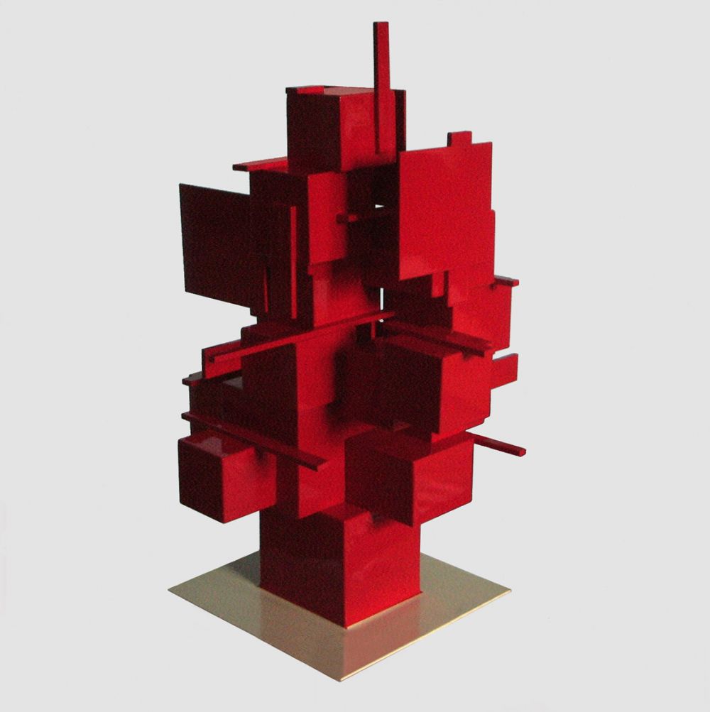 Milija BELIC - QUADRIUM, h 66 cm, 2009, acier Milija BELIC - QUADRIUM, h 66 cm, 2009, acier