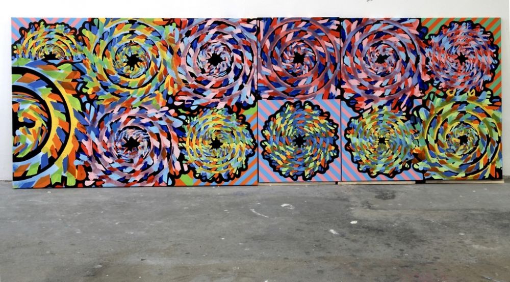 Mireille BONARD - Spectre Sideral 70x100 - 2009 - Colorants, encres Mireille BONARD - Spectre Sideral 70x100 - 2009 - Colorants, encres