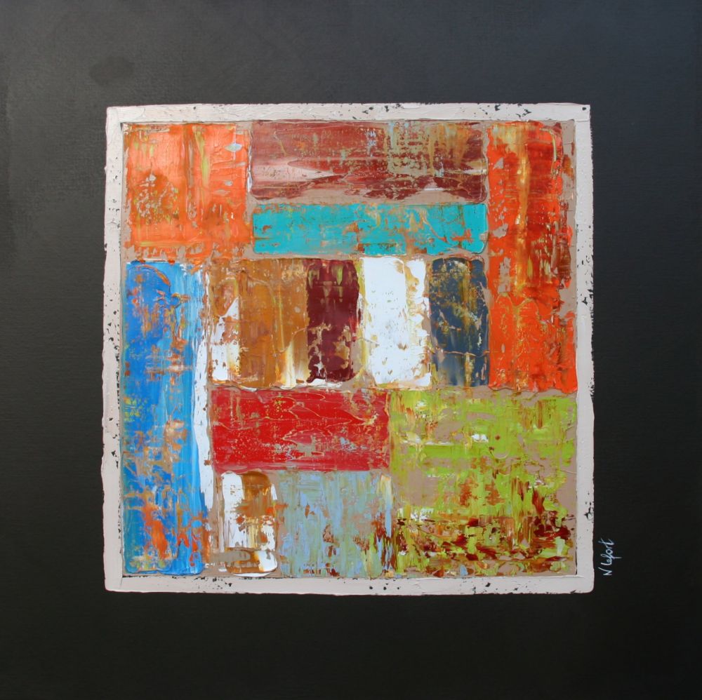 Nathalie LEFORT - Liberté - Peinture à l'huile sur toile de lin - Format carré 0,80 x 0,80m. Nathalie LEFORT - Liberté - Peinture à l'huile sur toile de lin - Format carré 0,80 x 0,80m.