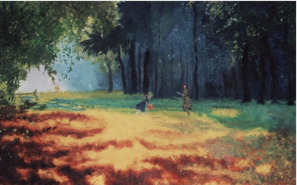 Nicole BEAUVALLET - UN DIMANCHE EN FORET - huile/toile . 73x116 Nicole BEAUVALLET - UN DIMANCHE EN FORET - huile/toile . 73x116