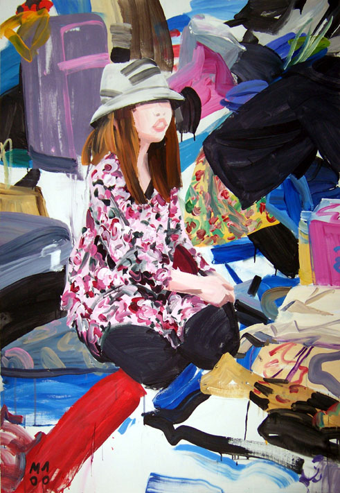 OLIVIER MOREL - Bob, 130 x 89cm, 2010, acrylique sur toile OLIVIER MOREL - Bob, 130 x 89cm, 2010, acrylique sur toile