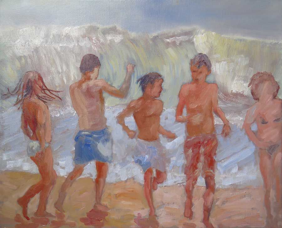 PATRICK BOUCHAUD - chahut 50x50cm huile sur toile 2010 PATRICK BOUCHAUD - chahut 50x50cm huile sur toile 2010