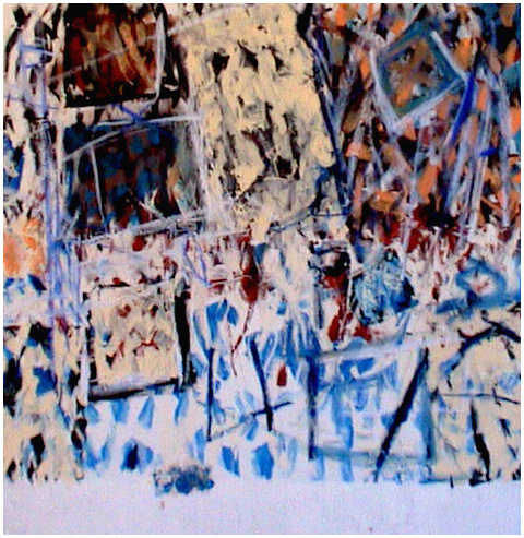 PHILIP ALSICAN - 3-31, 120x120cm, acrylique,huile et pastels gras PHILIP ALSICAN - 3-31, 120x120cm, acrylique,huile et pastels gras