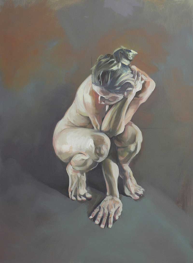 Pascal Casolari - Equilibre, 92X65,2010,Peinture a l'huile Pascal Casolari - Equilibre, 92X65,2010,Peinture a l'huile