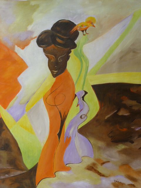 Paulette NEE - FEMME huile sur toile - 81 X 65 CM Paulette NEE - FEMME huile sur toile - 81 X 65 CM