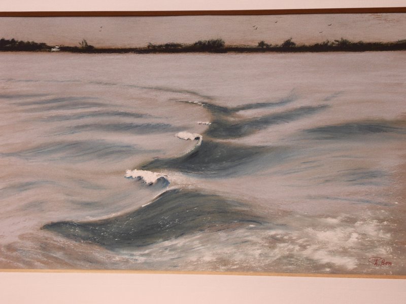 Philippe BON - Sillage. 30 x 45 Pastel Philippe BON - Sillage. 30 x 45 Pastel