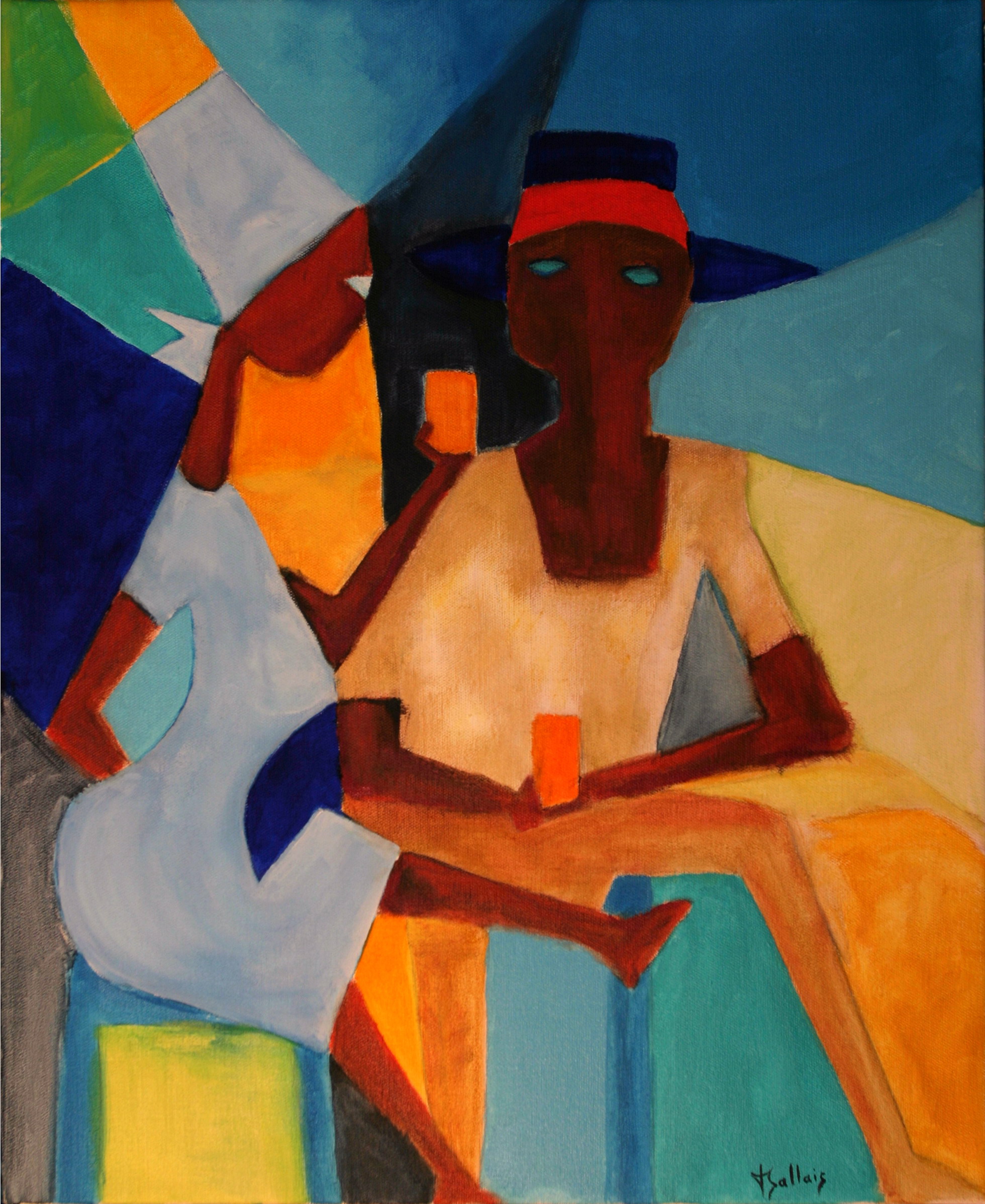 Pierre BALLAIS - Ti Punch, 61x50, Acrylique Pierre BALLAIS - Ti Punch, 61x50, Acrylique