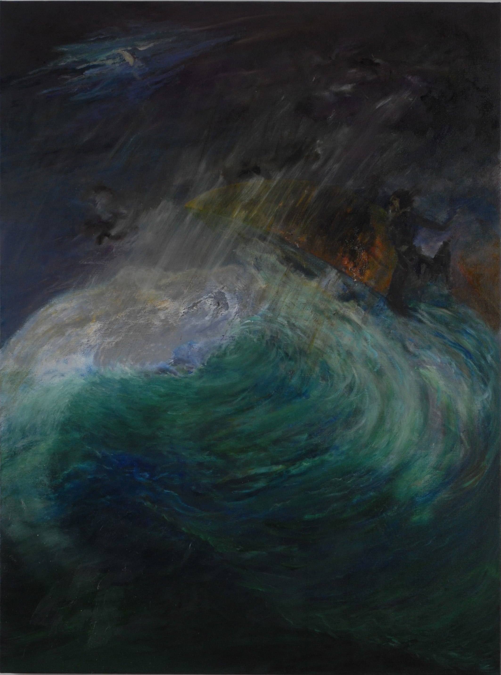 Pierre Passani - MOBY DICK, 130 X 97, 2008, huile sur toile Pierre Passani - MOBY DICK, 130 X 97, 2008, huile sur toile
