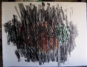 RAYMONDE GODIN - fusain sur papier 50x70-2009 RAYMONDE GODIN - fusain sur papier 50x70-2009