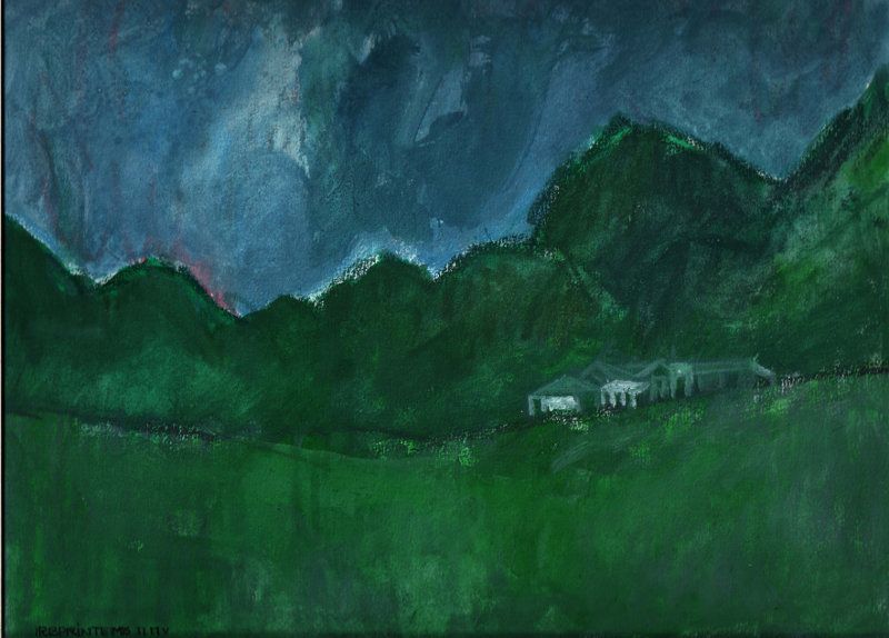 Reine BUD-PRINTEMS - Vers l'ancien Palace - gouache et pastel - 24 x 32 cm - Paris 2005 Reine BUD-PRINTEMS - Vers l'ancien Palace - gouache et pastel - 24 x 32 cm - Paris 2005