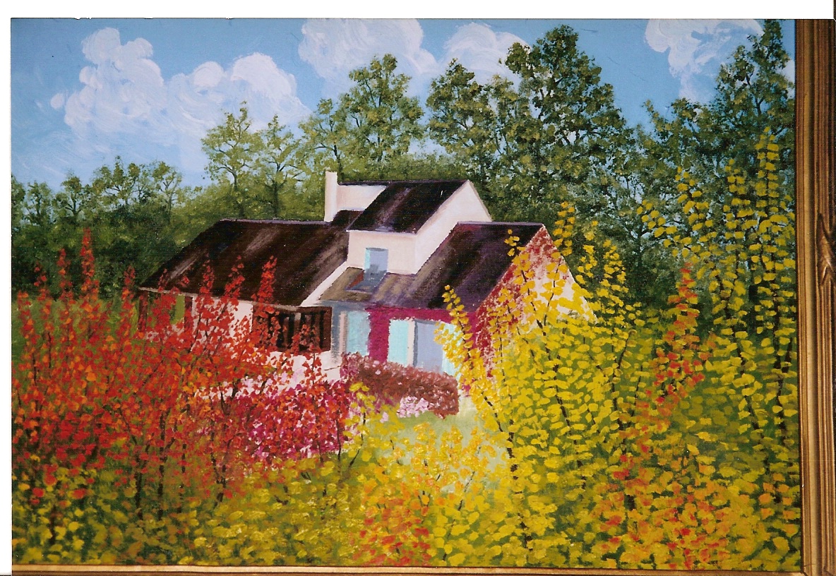 René FRITSCH - en automne, huile sur toile René Fritsch René FRITSCH - en automne, huile sur toile René Fritsch