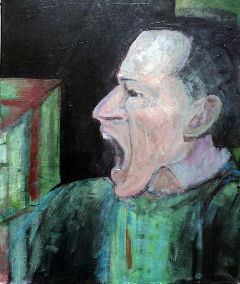SOPHIE FAY - profil, acrylique sur toile, 30 / 40 cm, 2010 SOPHIE FAY - profil, acrylique sur toile, 30 / 40 cm, 2010