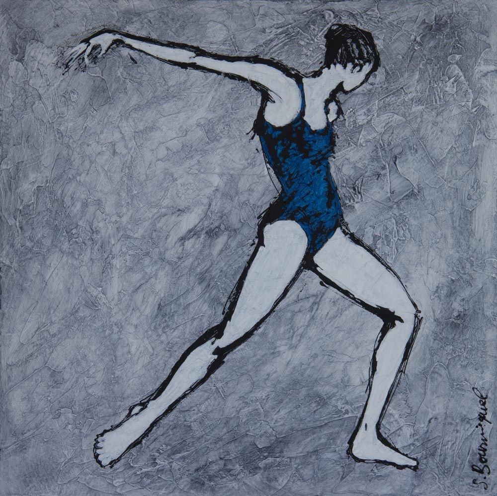 SYLVIE BOURNIQUEL - Petite rouge 2, 81X60, 2011, acrylique sur toile SYLVIE BOURNIQUEL - Petite rouge 2, 81X60, 2011, acrylique sur toile