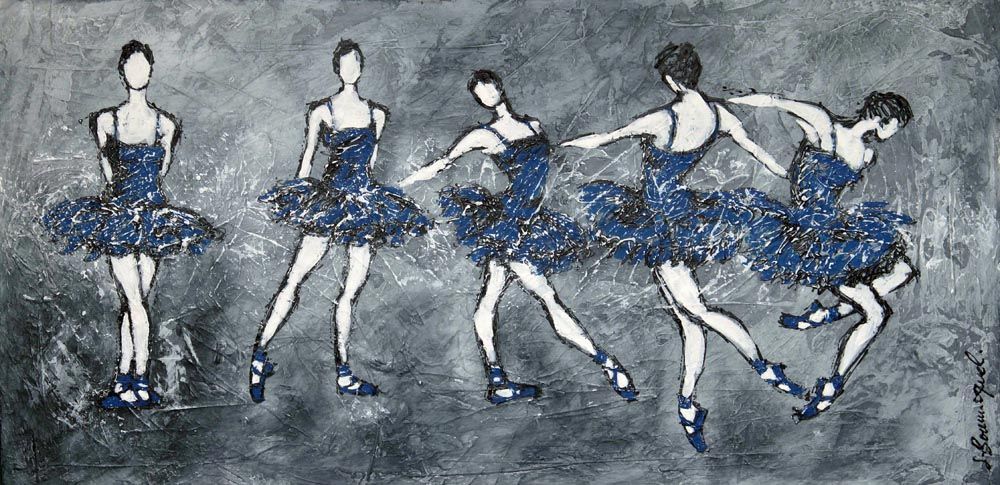 SYLVIE BOURNIQUEL - Ballet Capitole (17), 2010, croquis sur le vif, encre sur papier SYLVIE BOURNIQUEL - Ballet Capitole (17), 2010, croquis sur le vif, encre sur papier