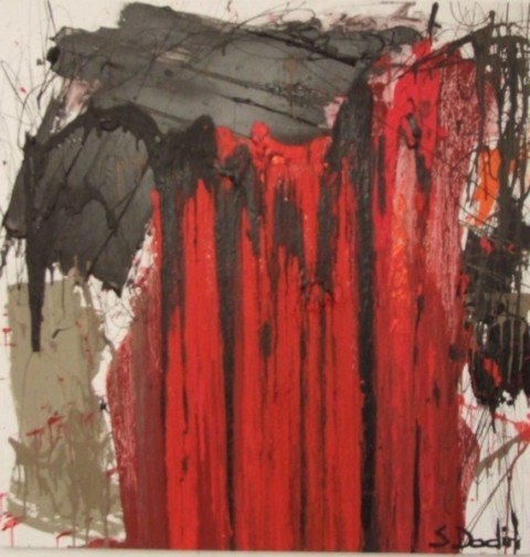 SYLVIE DODIN - abstrait 1 100*100 acrylique SYLVIE DODIN - abstrait 1 100*100 acrylique