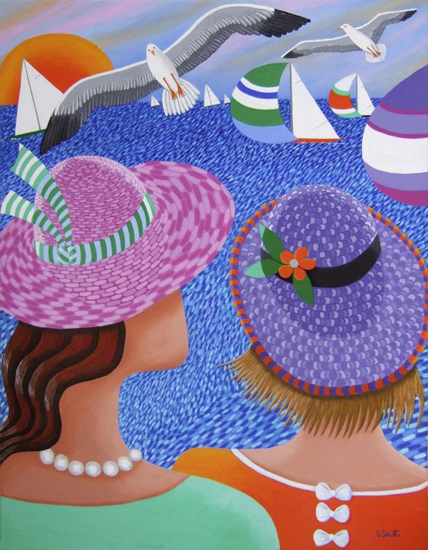 Sophie SIROT - A l'orée du bois, 35 x 24 cm, 2010, huile sur toile Sophie SIROT - A l'orée du bois, 35 x 24 cm, 2010, huile sur toile