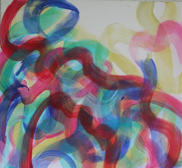 ULRIKE NAGEL - Orphée 2009, 120x130cm, acryl.s.toile ULRIKE NAGEL - Orphée 2009, 120x130cm, acryl.s.toile