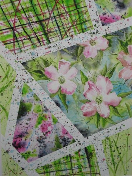 VALERIE KEIRSSCHIETER - PATCHWORK III 30X40 2011 Aquarelle VALERIE KEIRSSCHIETER - PATCHWORK III 30X40 2011 Aquarelle