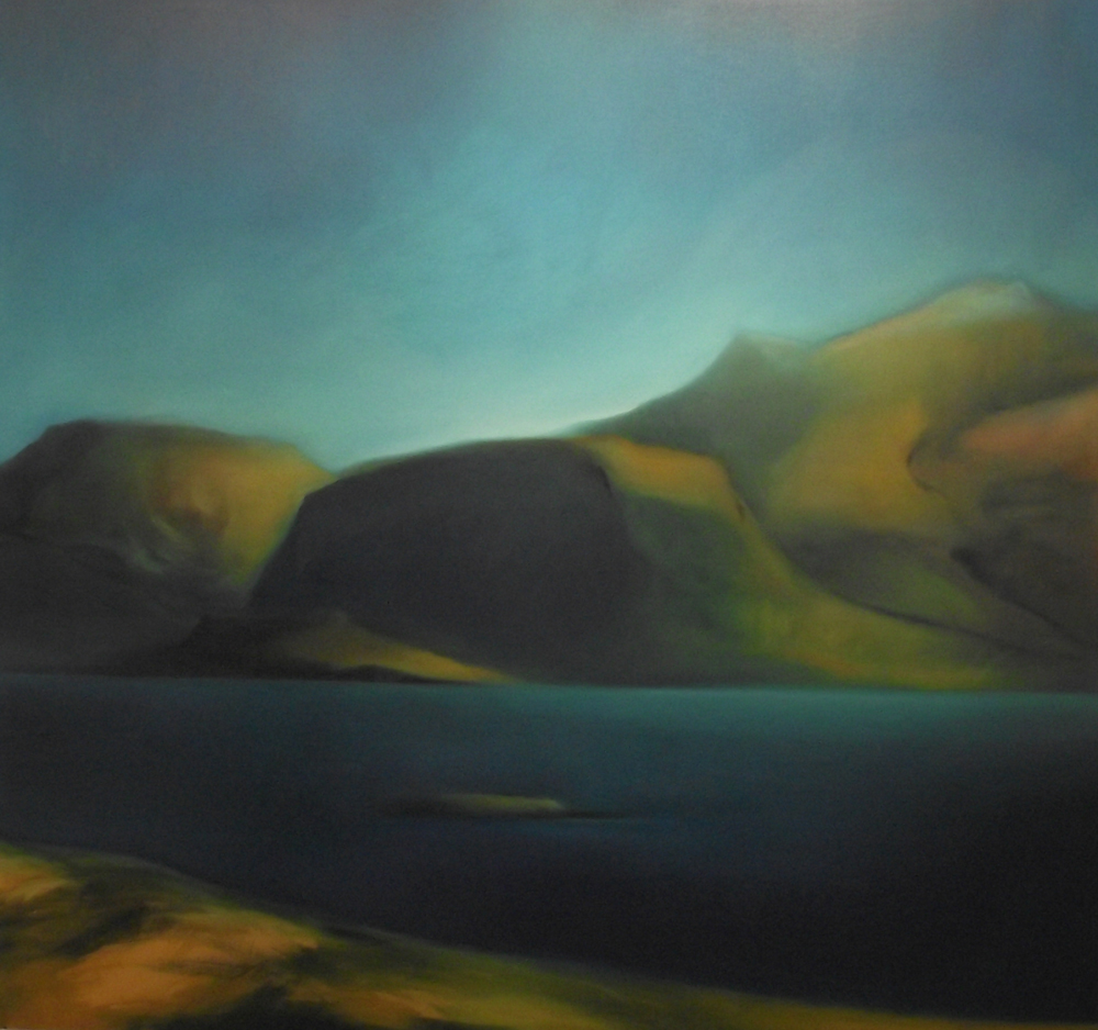 Valérie BOYCE - Le fjord des baleines, 2010-2011, huile sur toile Valérie BOYCE - Le fjord des baleines, 2010-2011, huile sur toile