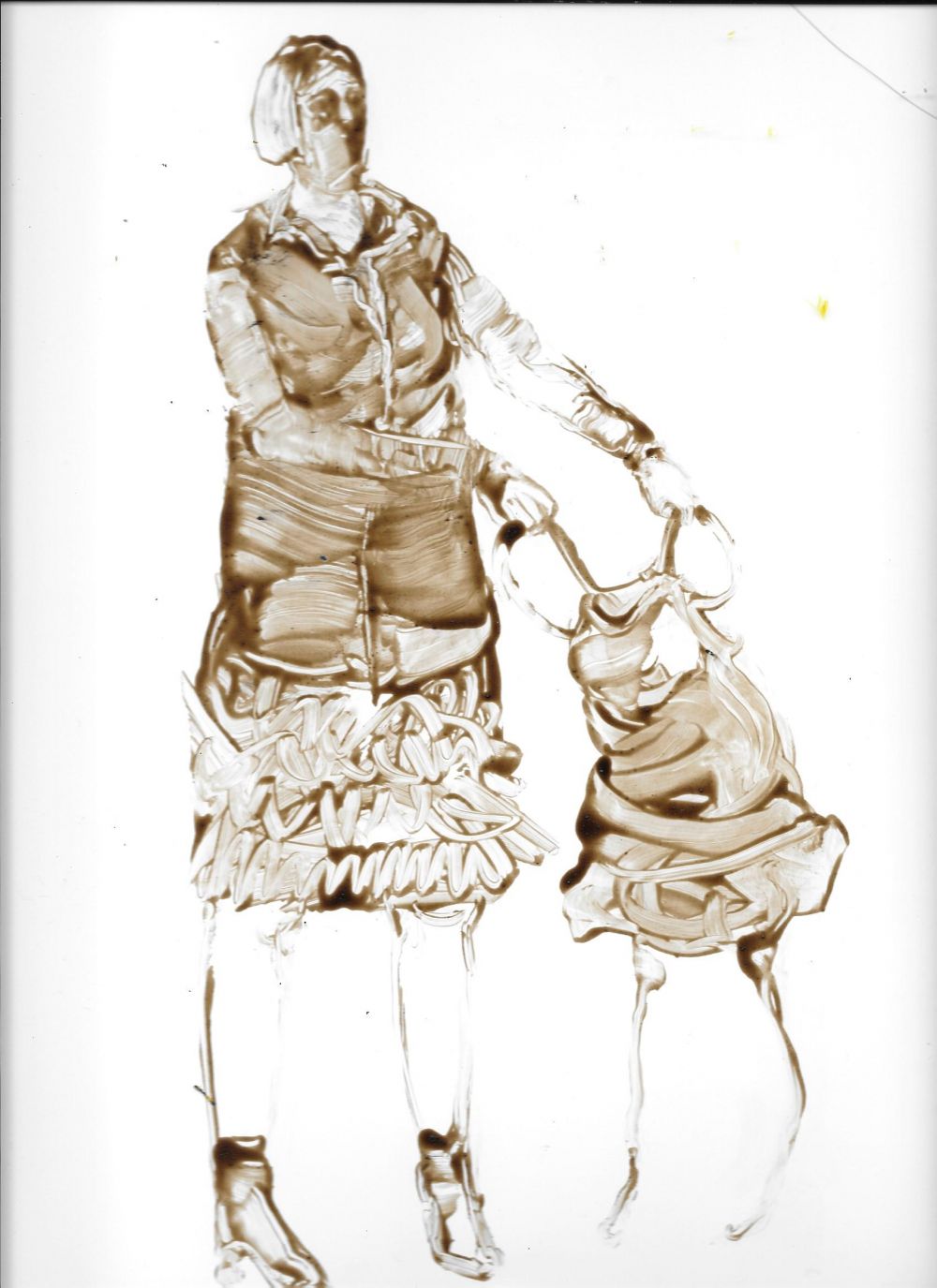 Valérie JAYAT - Ballade blues , 81 x64cm,2009, technique mixte Valérie JAYAT - Ballade blues , 81 x64cm,2009, technique mixte