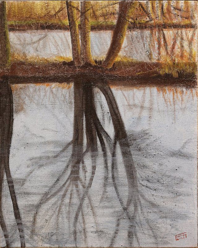 Véronique FANTI - Paysage de vigne 60 x 120 2009 Pigments et liant sur toile de jute Véronique FANTI - Paysage de vigne 60 x 120 2009 Pigments et liant sur toile de jute