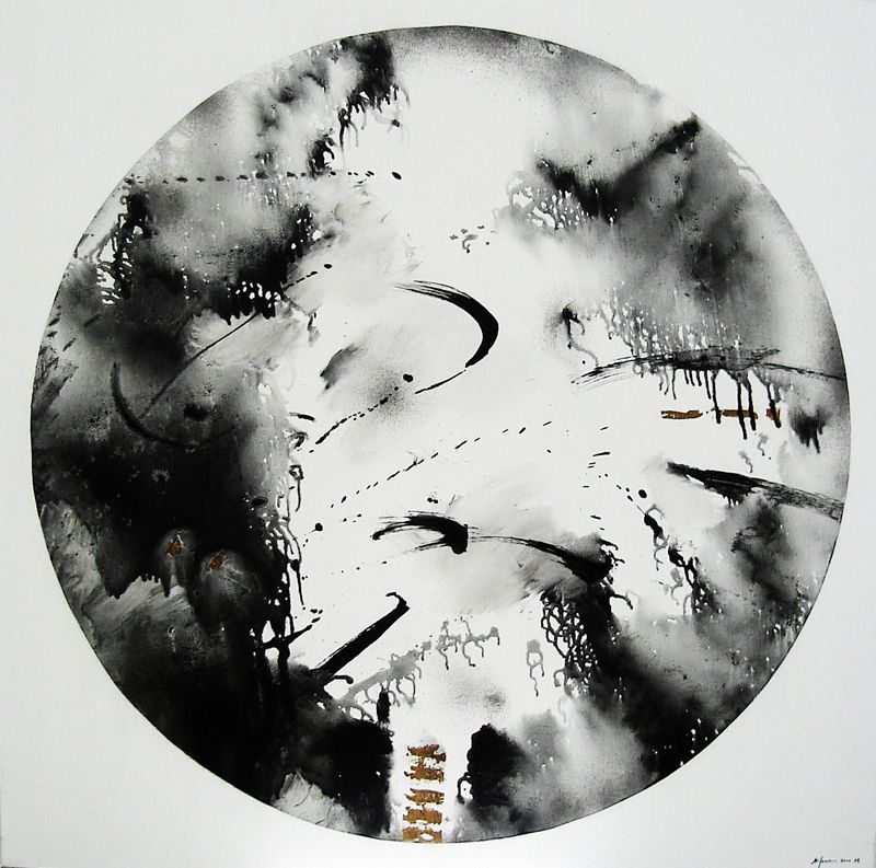 Yujiro MIFUNE - 100x100, 2000, Huile Yujiro MIFUNE - 100x100, 2000, Huile