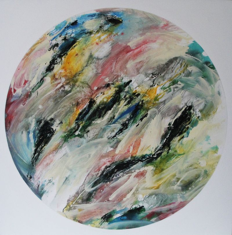 Yujiro MIFUNE - 100x100, 2012, Huile Yujiro MIFUNE - 100x100, 2012, Huile