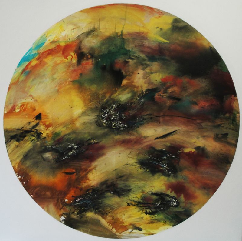 Yujiro MIFUNE - 100x100, 2012, Huile Yujiro MIFUNE - 100x100, 2012, Huile