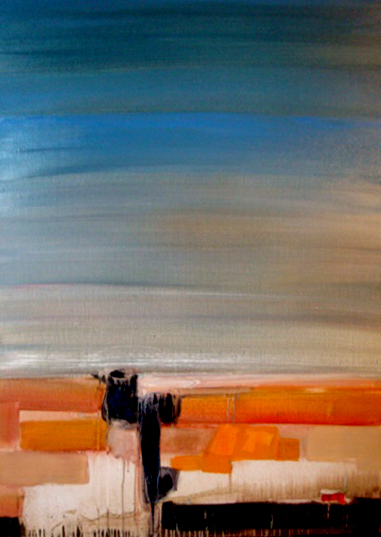KHATCHATRIAN ZAVEN - Espace 116x89 huile sur toile KHATCHATRIAN ZAVEN - Espace 116x89 huile sur toile