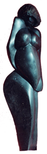agnès BOLAC - jeune fille-taille directe -ardoise-40x10x10 agnès BOLAC - jeune fille-taille directe -ardoise-40x10x10