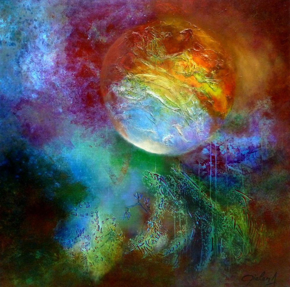 andre Bielen - Entre deux mondes 73x54 2010 huile sur toile andre Bielen - Entre deux mondes 73x54 2010 huile sur toile