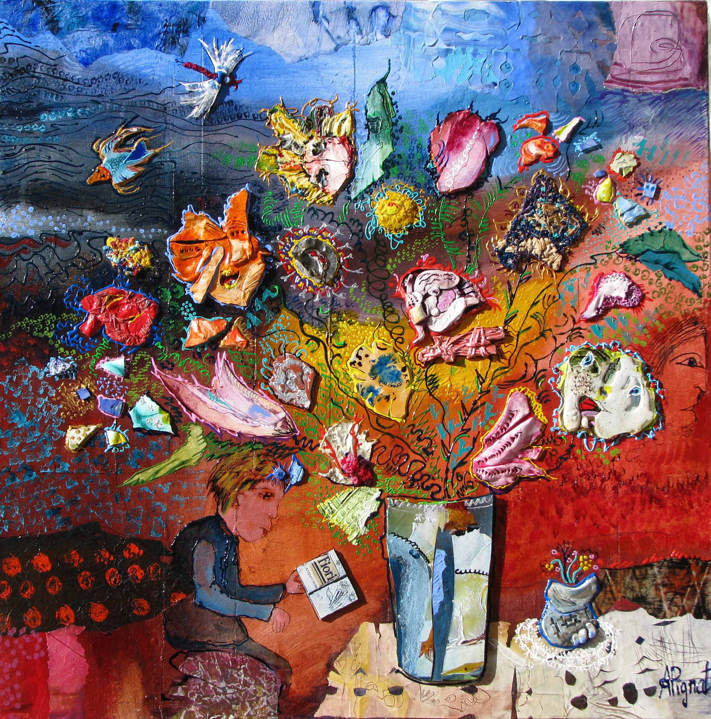 armande pignat - le fleuriste studieux. 2009. 60x60cm armande pignat - le fleuriste studieux. 2009. 60x60cm