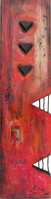 Bruno KOWALSKI - Great Gate Of Kiev 16 x 61 cm 2009 acrylique technique mixte Bruno KOWALSKI - Great Gate Of Kiev 16 x 61 cm 2009 acrylique technique mixte