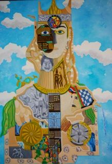 carole Berthe - La fée architecture 116x81cm 2006 Huile sur toile carole Berthe - La fée architecture 116x81cm 2006 Huile sur toile
