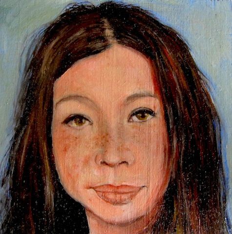 cosette patarot - Coluche, portrait à l' huile sur tilleul - 15/20 cm (2011) cosette patarot - Coluche, portrait à l' huile sur tilleul - 15/20 cm (2011)