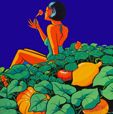 erwin DAZELLE - Mme Citrouille-acrylique sur toile-150x150cm erwin DAZELLE - Mme Citrouille-acrylique sur toile-150x150cm