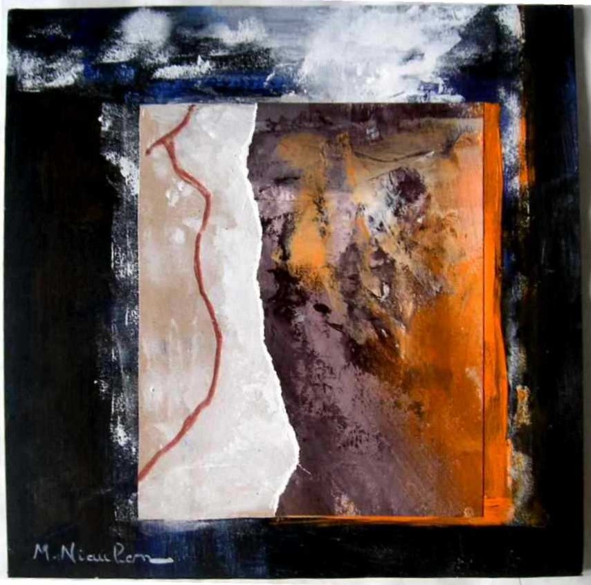 Marie-Ange BALDI - NIAULON - Vie, 20x20, techn. mixtes Marie-Ange BALDI - NIAULON - Vie, 20x20, techn. mixtes