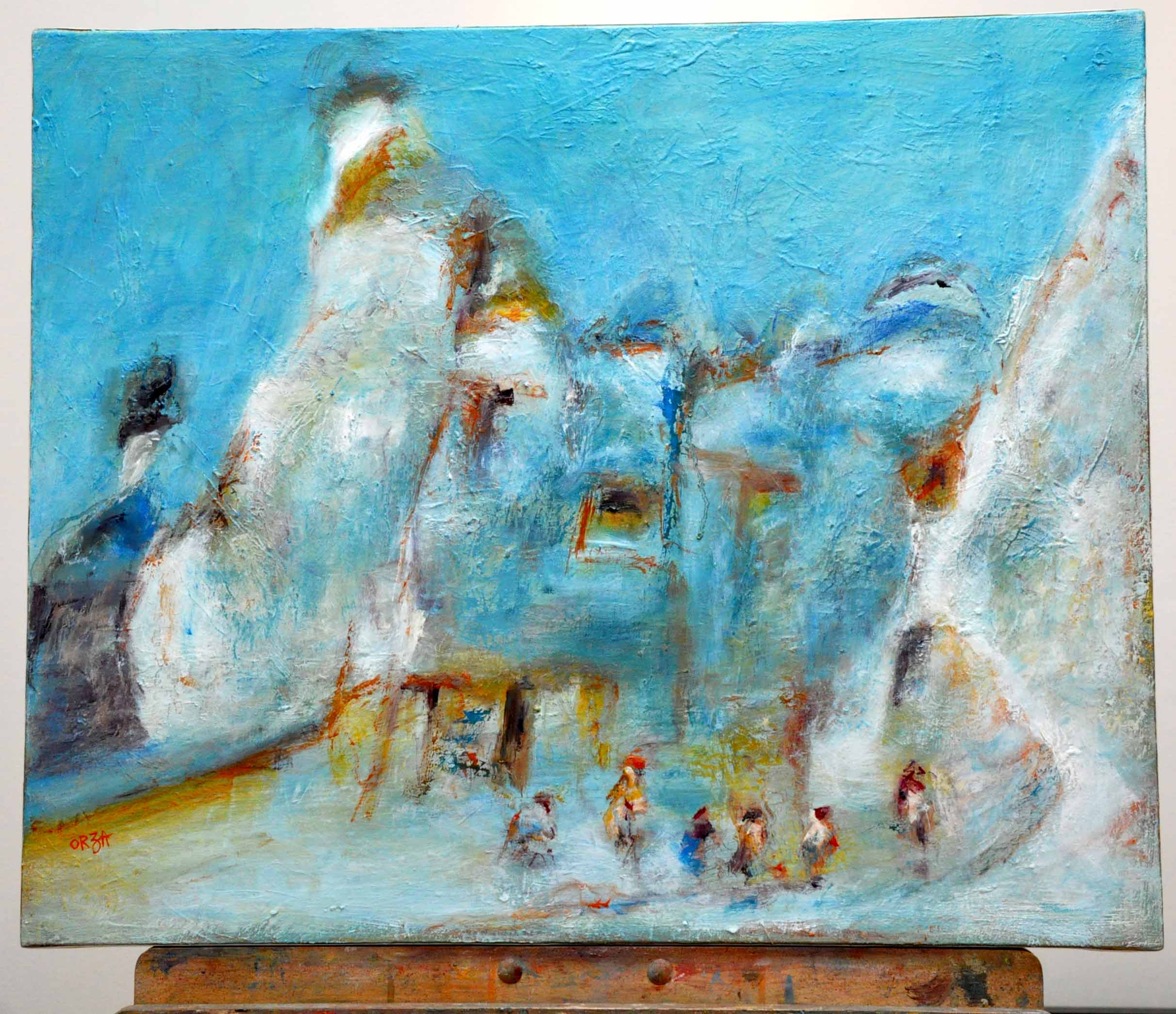 Orza zohra Tanem - Le Cappadoce73x60,septembre 2010,huile sur toile Orza zohra Tanem - Le Cappadoce73x60,septembre 2010,huile sur toile
