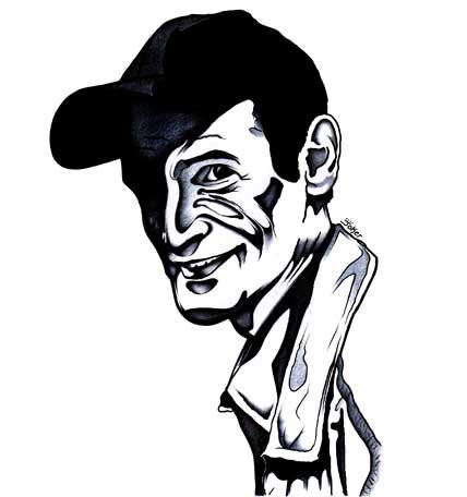 joker illustration - Ce dessin apparaît sur le site de France Inter (http://www.franceinter.fr/personne-thierry-dupin). Portrait, format A4, 2010, dessin au stylo joker illustration - Ce dessin apparaît sur le site de France Inter (http://www.franceinter.fr/personne-thierry-dupin). Portrait, format A4, 2010, dessin au stylo