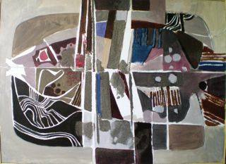 pierre cayol - Le poisson - 73 x 100 - Acrylique et sable sur toile pierre cayol - Le poisson - 73 x 100 - Acrylique et sable sur toile