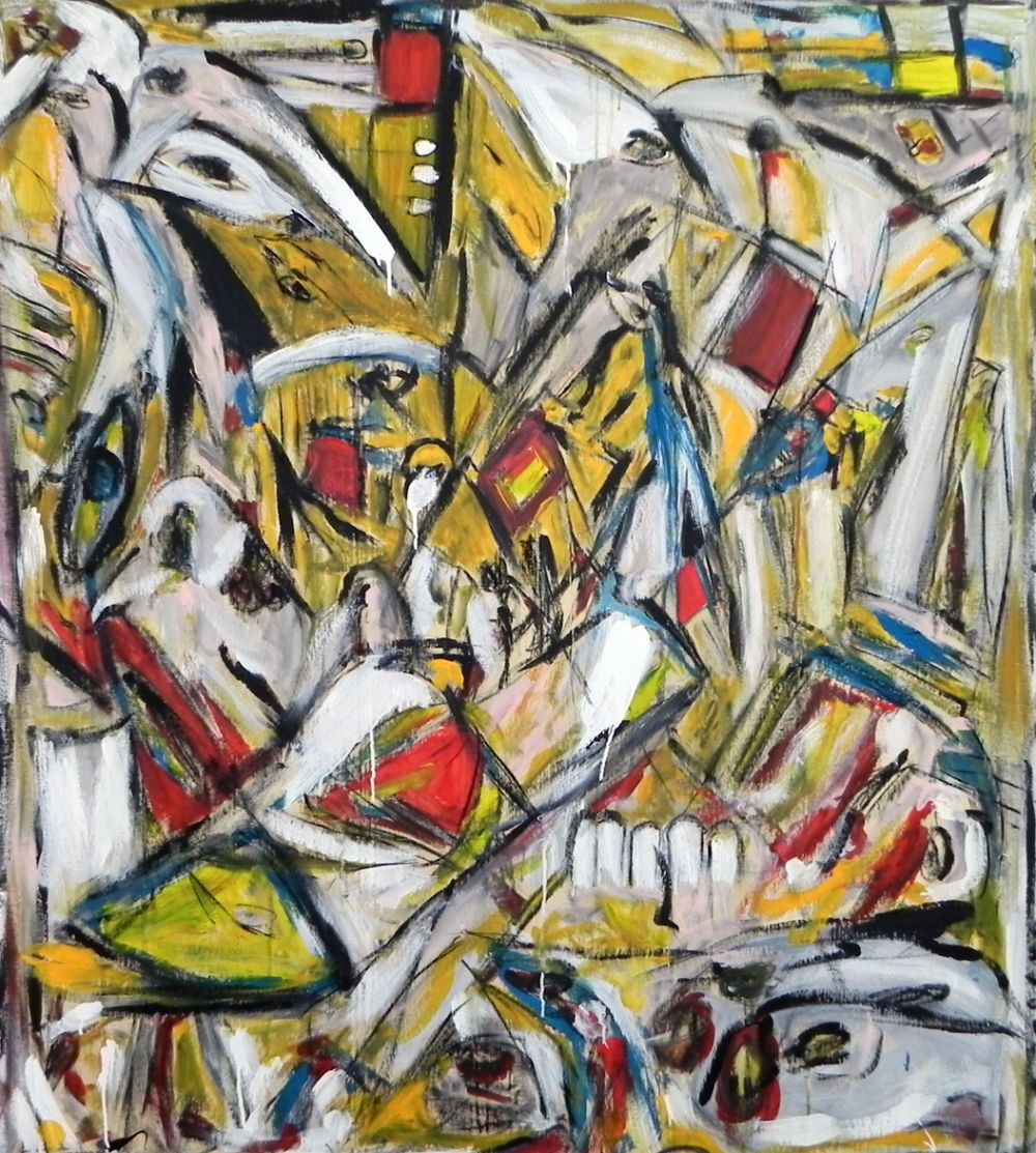 raymond moquet - albatros en folie 140x 120 mai 2011 acrylique raymond moquet - albatros en folie 140x 120 mai 2011 acrylique