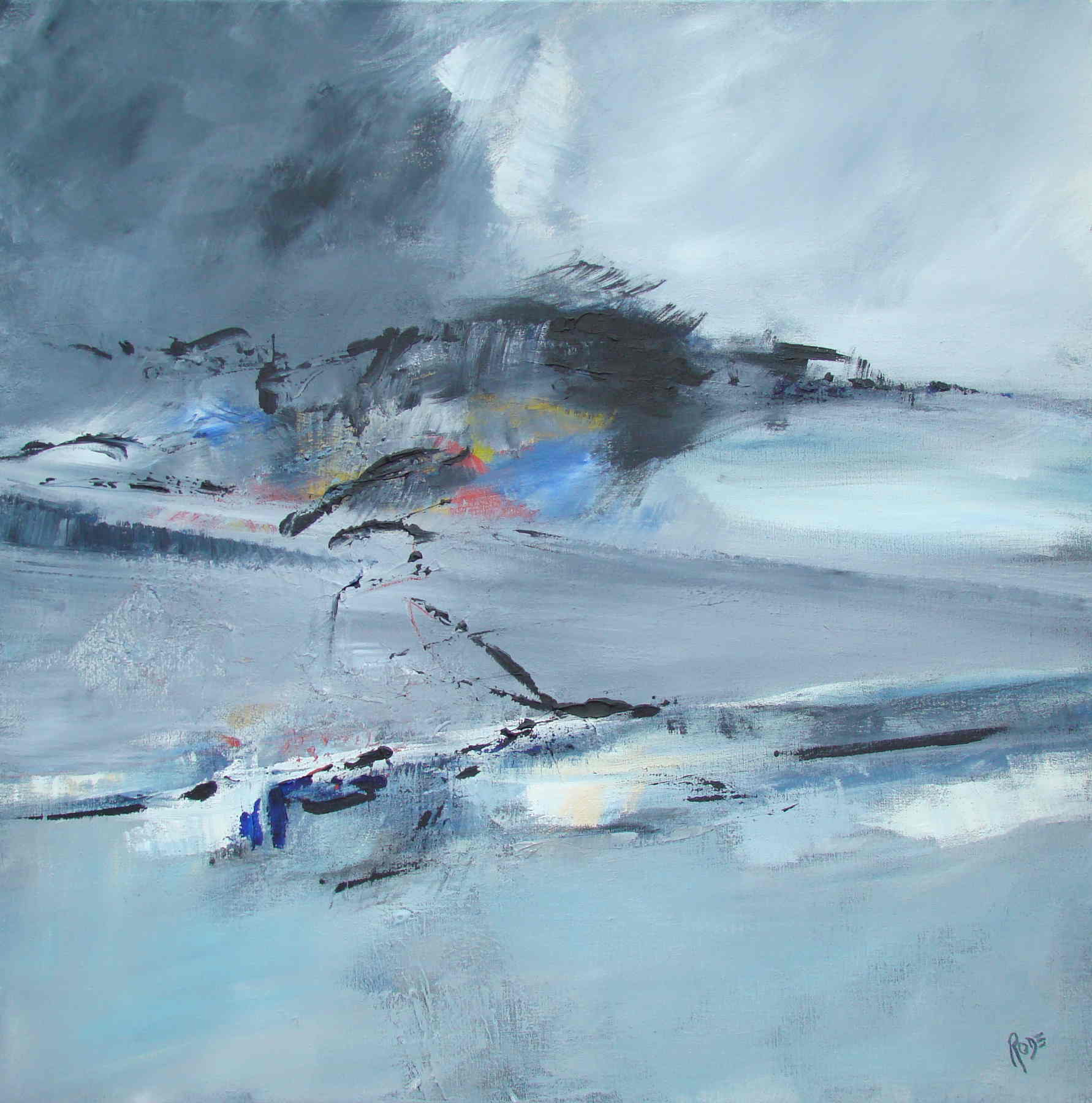 roger rode - brumes septembre III 80x80 acrylique sur toile roger rode - brumes septembre III 80x80 acrylique sur toile