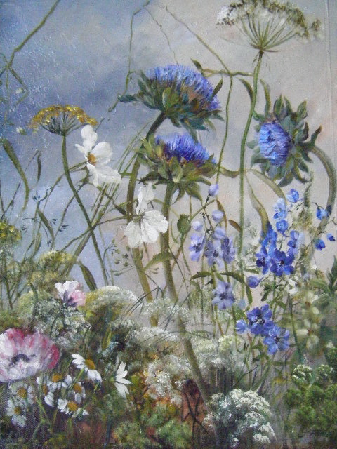 sylvie fortin - fleurs d' artichaut - huile (46x38) sylvie fortin - fleurs d' artichaut - huile (46x38)