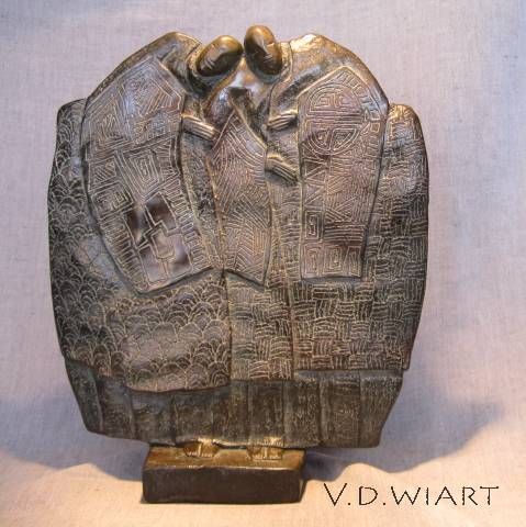 veronique WIART - couple soudé ;35cm; 2001; bronze veronique WIART - couple soudé ;35cm; 2001; bronze