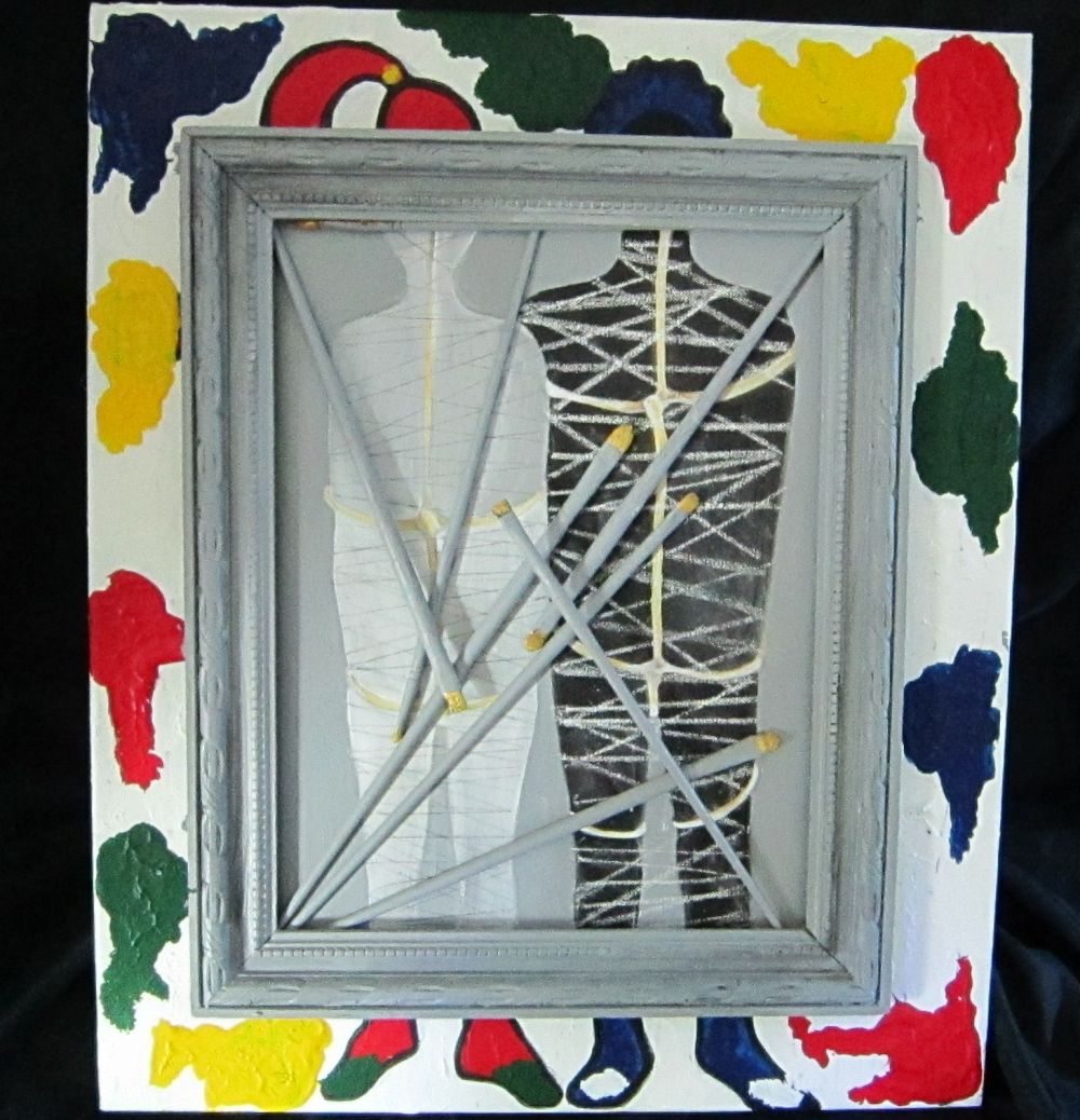 yvonne fassy - acrilyque ,collage ,craie yvonne fassy - acrilyque ,collage ,craie