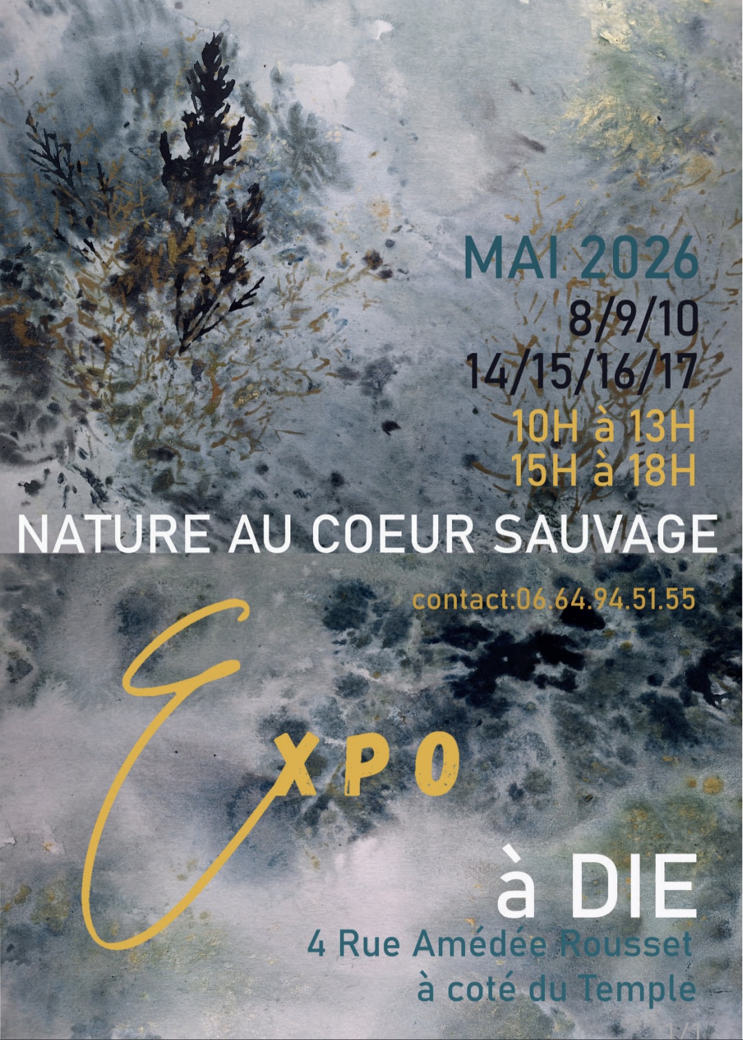 Exposition personnelle "nature au coeur sauvage"