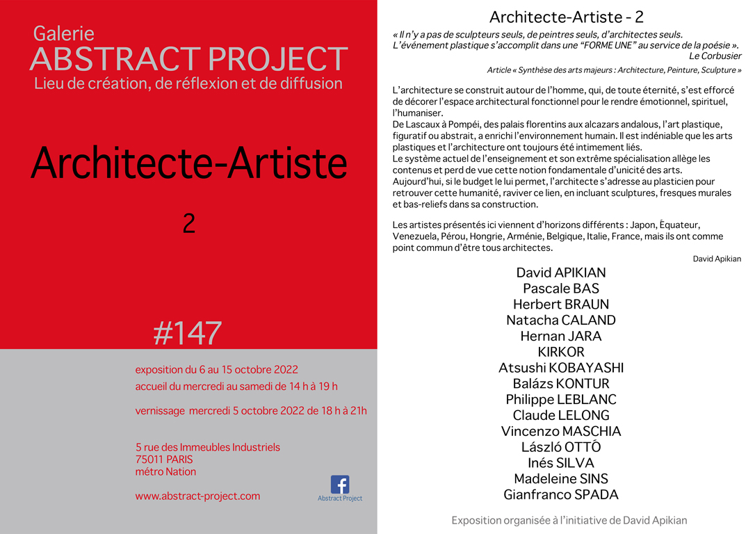 Architecte -Artiste-II
