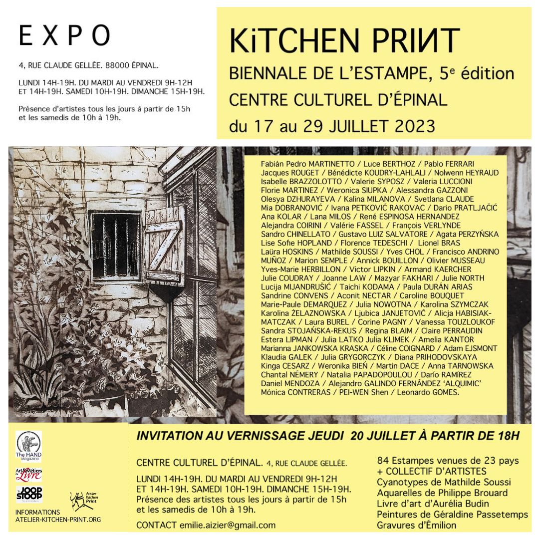 Kitchen Print - Biennale de l'estampe